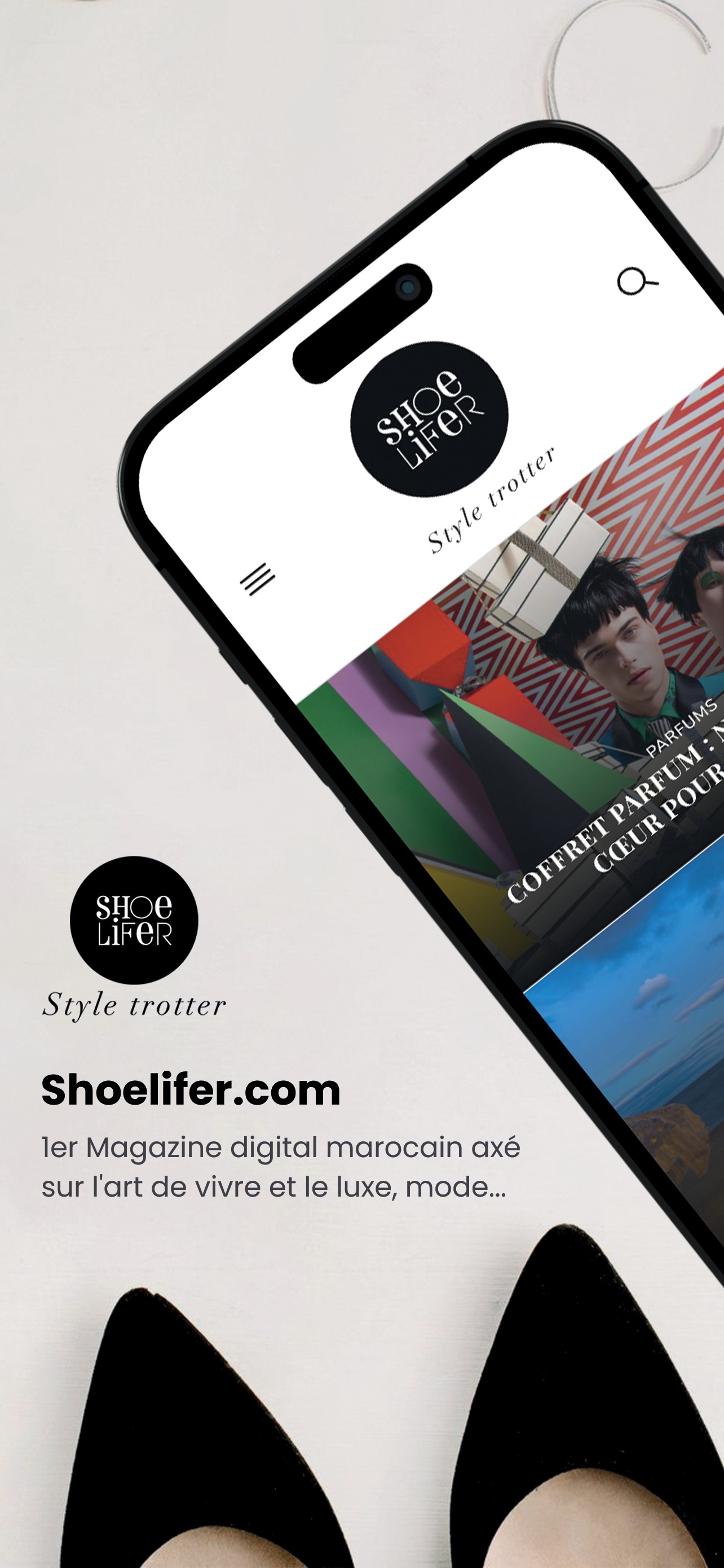 Hero screen mobile app shoelifer 1