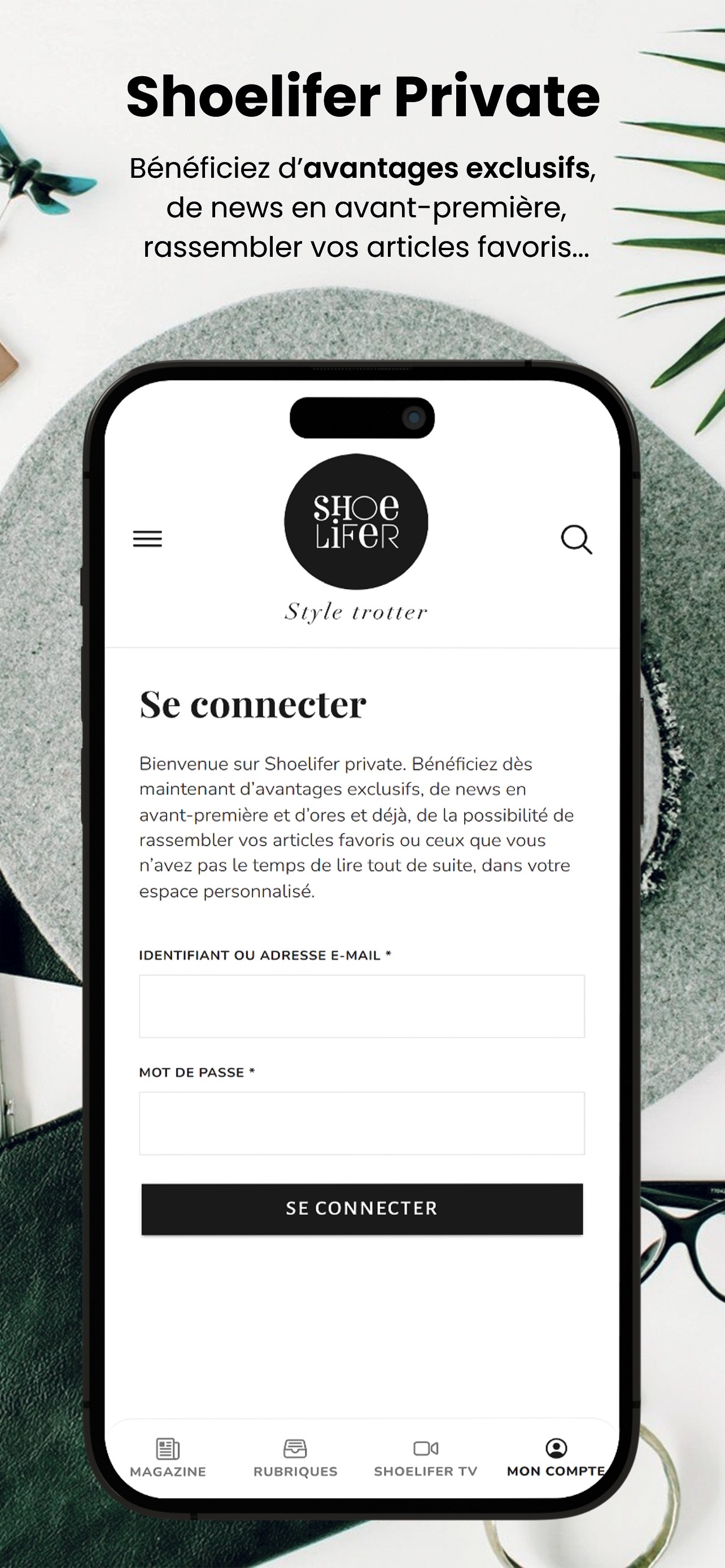 Hero screen mobile app shoelifer 5